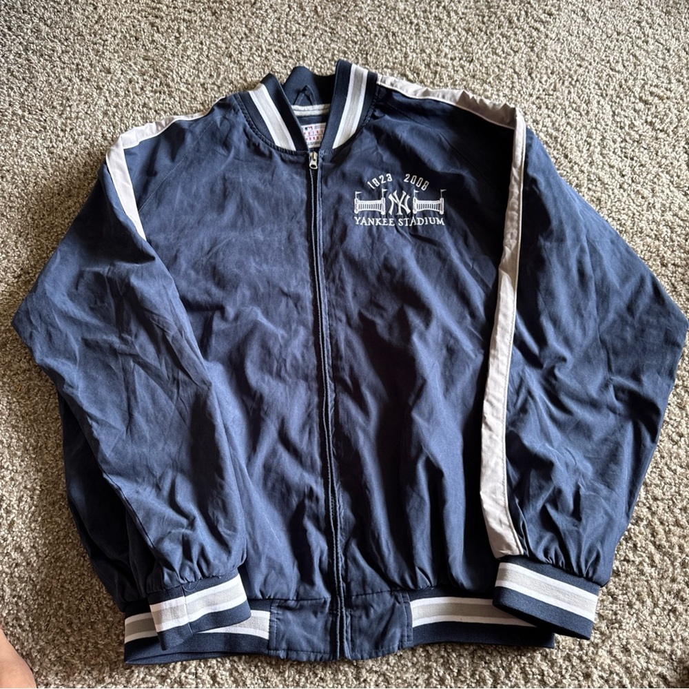 Vintage Yankee Stadium Navy Blue Jacket